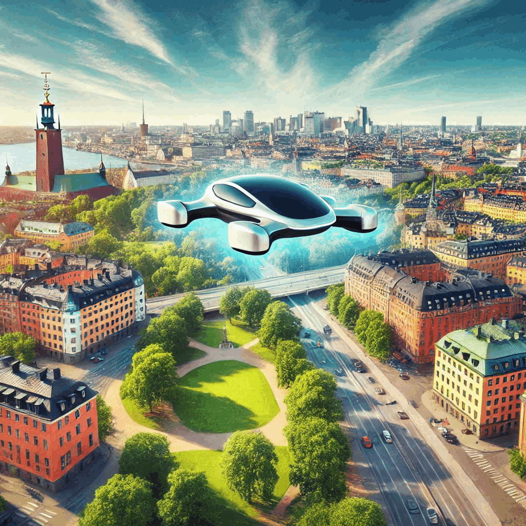 Futuristic Flying Car